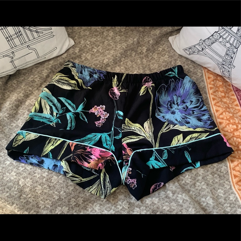 Nordstrom CAD rainbow floral shorts